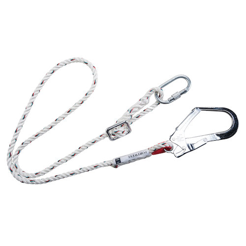 FP22 Adjustable Restraint Lanyard White (5036108258826)